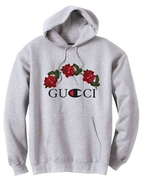 sweat champion et gucci|Gucci oversized sweatshirt.